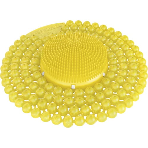 Vectair Systems P-Screen 60 Day Urinal Screen - Lasts upto 60 Days - Anti-bacterial, Recyclable, Splash Resistant - 6 / Carton - Yellow | Bundle of 10 Cartons