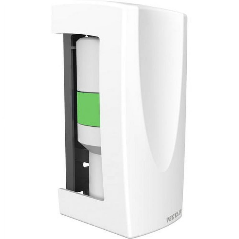 Vectair Systems V-Air MVP Air Freshener Dispenser - 60 Day Refill Life - 6000 ft Coverage - 1 Each - White Vectair Systems V-Air MVP Air Freshener Dispenser - 60 Day Refill Life - 6000 ft Coverage - 1 Each - White
