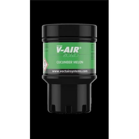 Vectair Systems V-Air Solid Multi-Phasing Air Freshener - Cucumber Melon, Case of 6