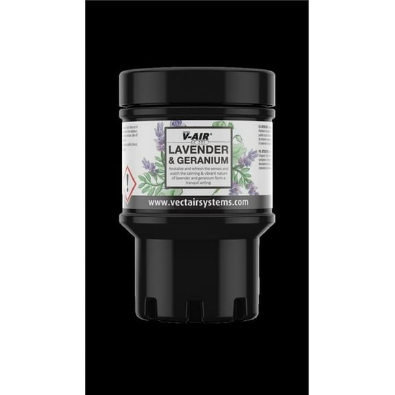 Vectair Systems V-SOLIDP LAVEND V-Air Solid Plus Non-Aerosol Air Freshener - Lavender & Geranium , Case of 2