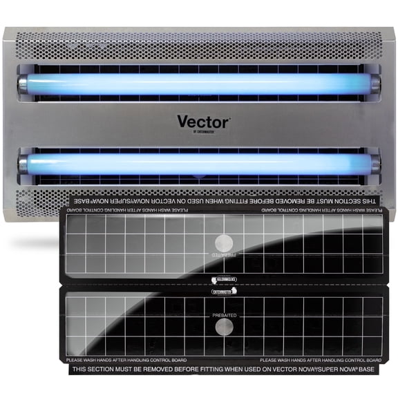 Catchmaster Vector 30, UV Light Fly Traps Indoor for Home, Electric Bug Light Trap, Silver