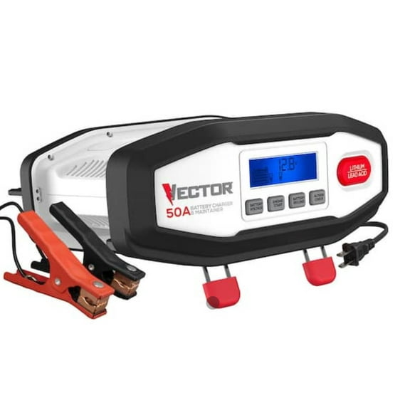Vector 50 Amp 12V 24V Automatic Engine Starter Battery Charger