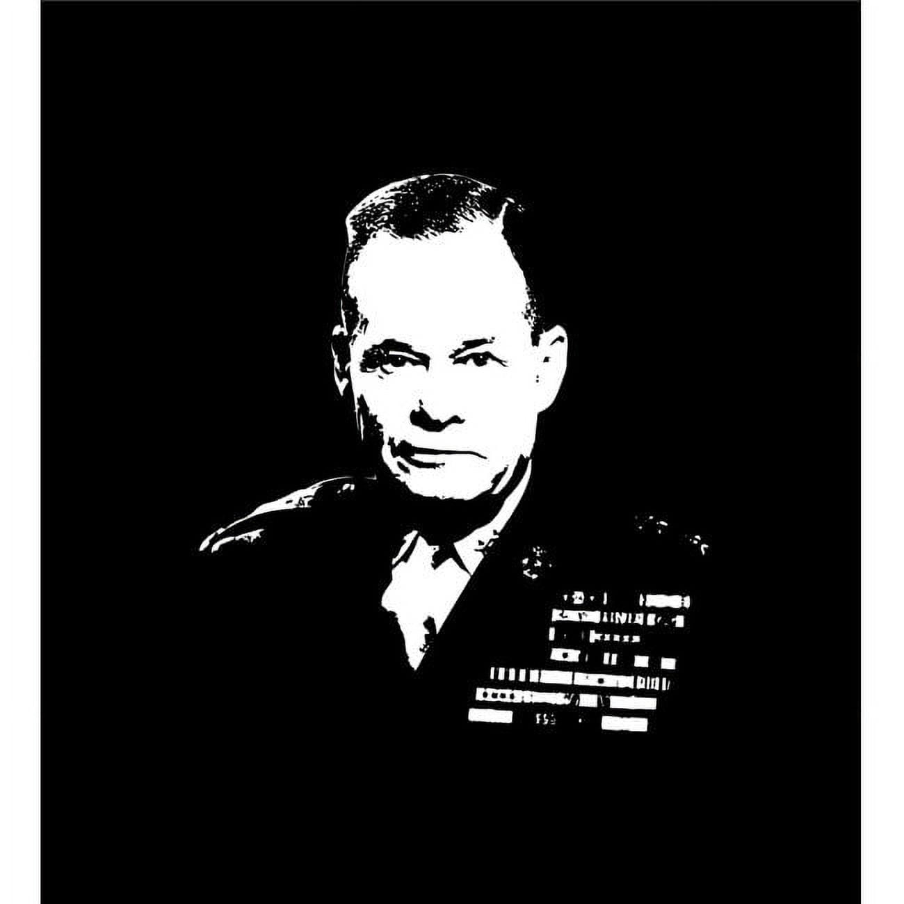 Vector Artwork of Lieutenant General Lewis Burwell Chesty Puller An Officer in The United States