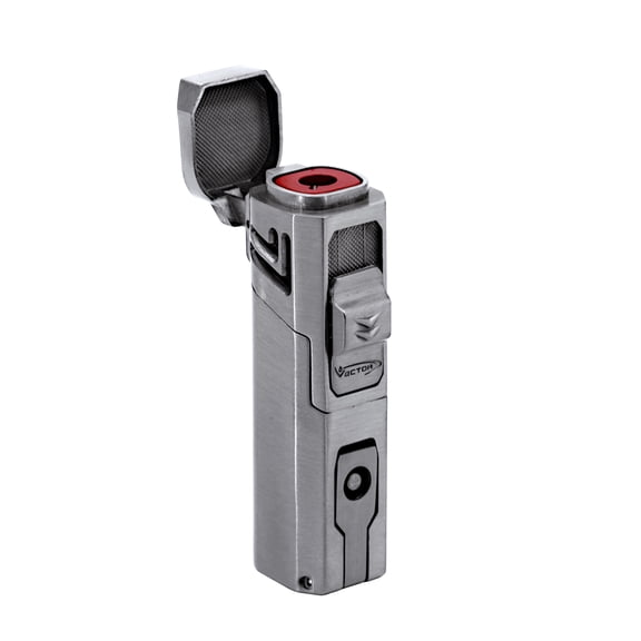 Vector Caliper Single Flame Torch Lighter with Cigar Punch