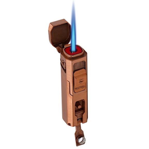 Vector Caliper Single Flame Torch Lighter with Cigar Punch