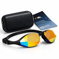 Men Health Vector Vector Custom Fit Swim Goggles For Men And Women - Qr Code Sby Mail ...