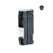Vector Delta Dual Flame Torch Lighter with Cigar Punch