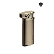 Vector Elio Angled Flame Pipe Lighter w/ Built-in Tamper Gunmetal Satin - 8280