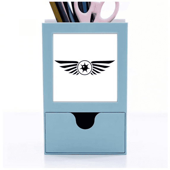 Vector Eye Black Decoration Pattern Desk Supplies Organizer Pen Holder Card