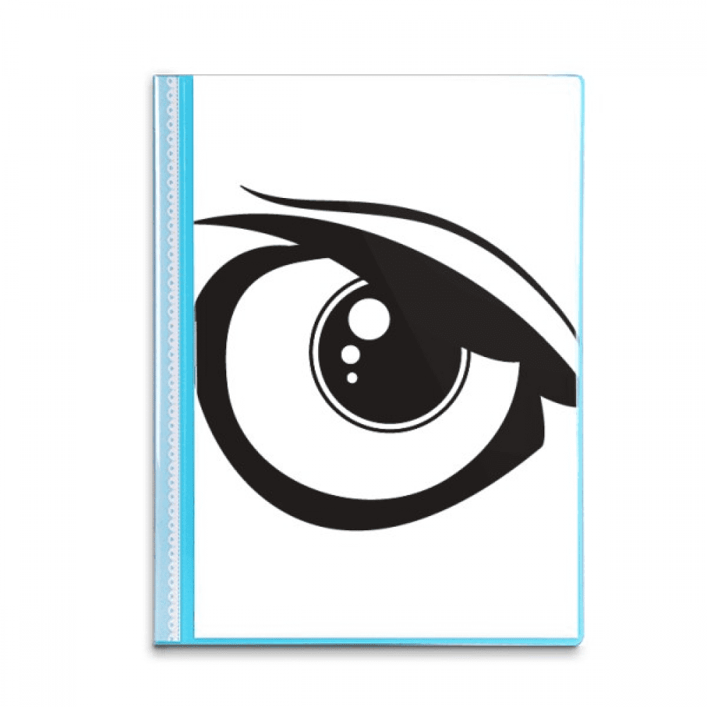Vector Eye Decoration Black Pattern Book Sheet Protectors Portfolio ...
