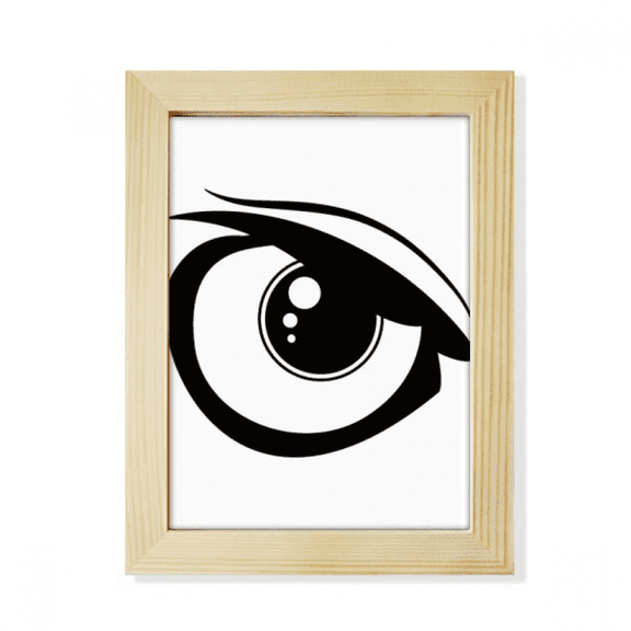 Vector Eye Decoration Black Pattern Desktop Adorn Photo Frame Display Art Painting Wooden