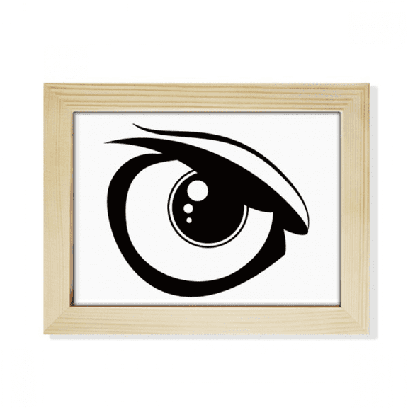 Vector Eye Decoration Black Pattern Desktop Photo Frame Picture Art Decoration Painting 6x8 inch