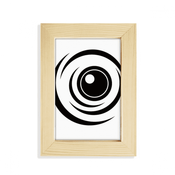 Vector Eye Decoration Pattern Black Desktop Display Photo Frame Picture Art Painting 5x7 inch