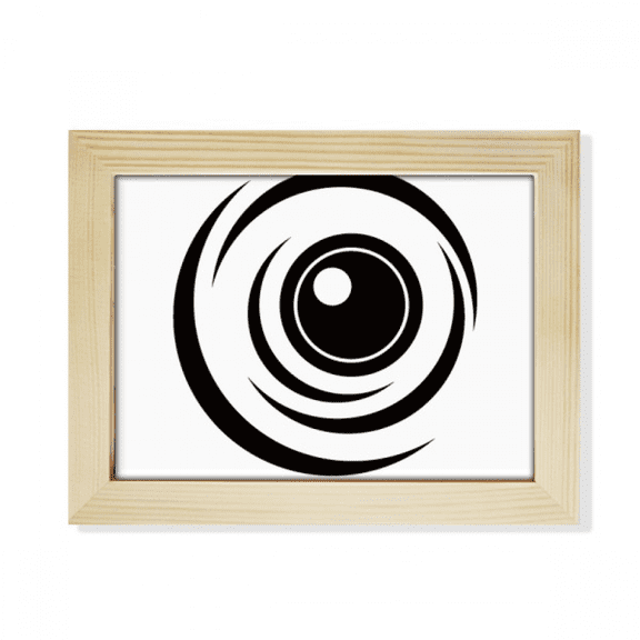 Vector Eye Decoration Pattern Black Desktop Photo Frame Picture Art Decoration Painting 6x8 inch