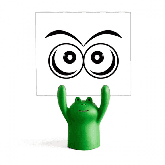 Vector Eye Decoration Pattern Memo Holder Cartoon Animal Frog Stand Decoration
