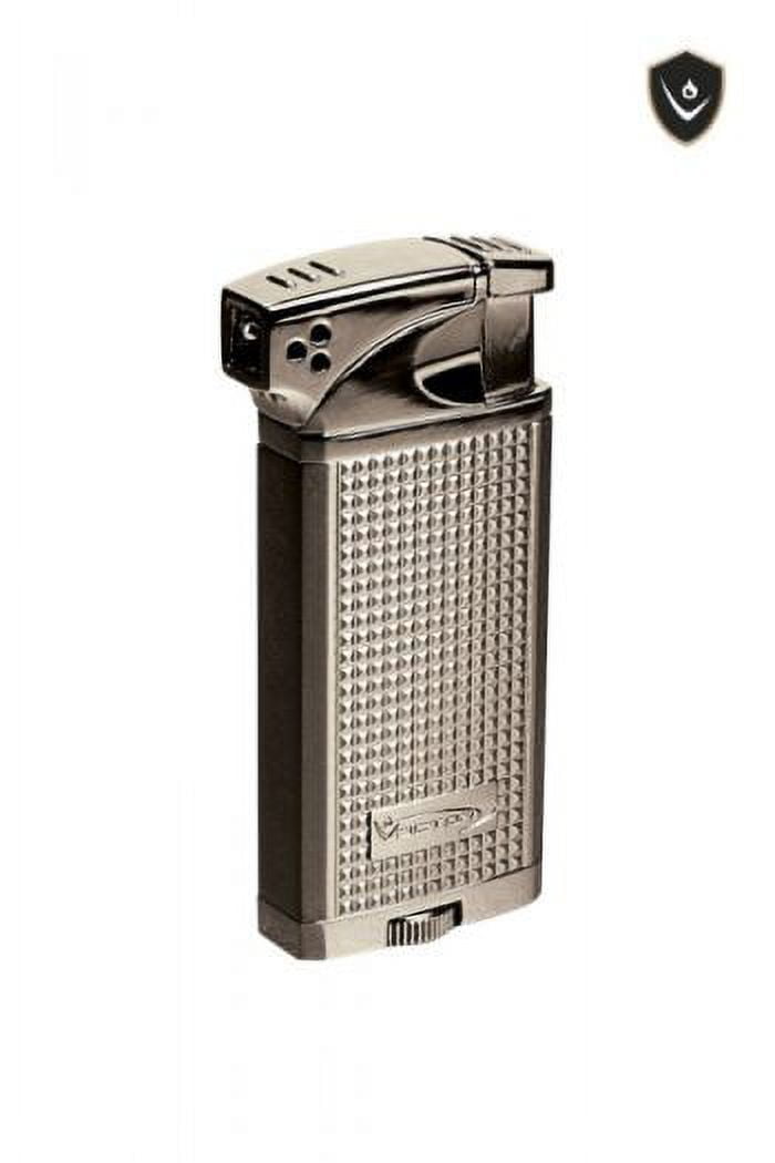 Vector KGM Duke Dual Soft Flame Pipe & Torch Cigar Lighter - Gunmetal - 8272