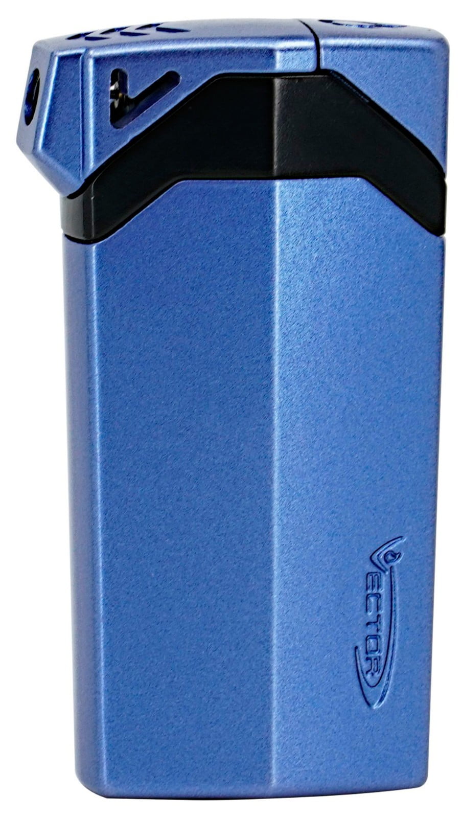 Vector KGM Guardian Dual Soft Flame Pipe & Torch Cigar Lighter - Blue - 8267