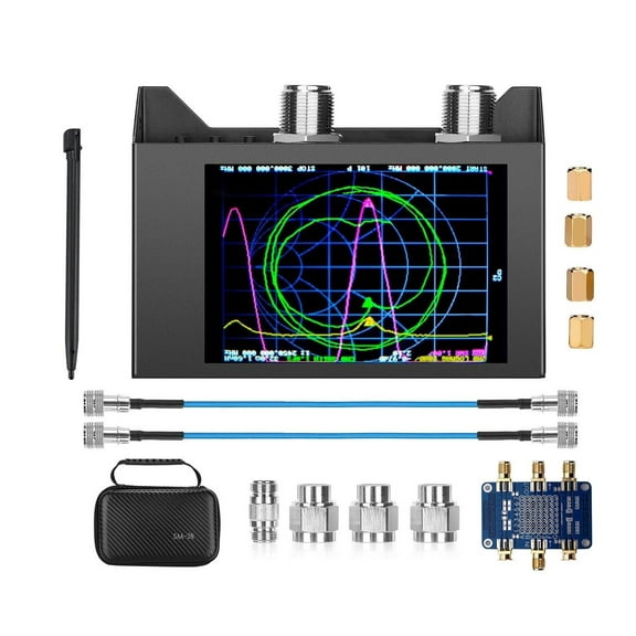 Vector Network Analyzer Kit 4.0 Inch Screen 3G SAA-2N NanoVNA V2 Antenna Analyzer Shortwave HF VHF UHF