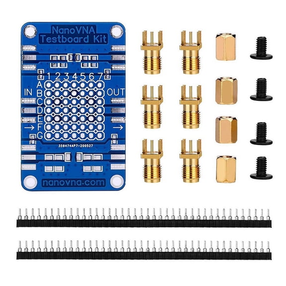 Vector Network Analyzer Test Board Kit for Network Analysis Test Board Demo Board,blue