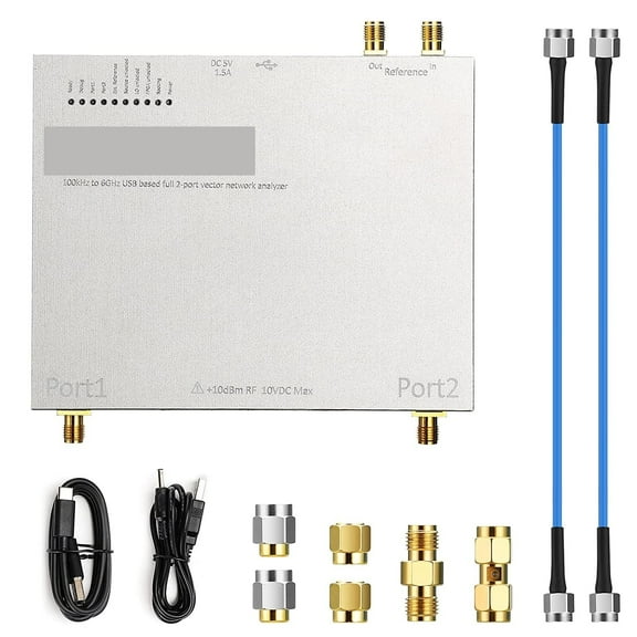 Vector Network Analyzer VNA 100kHz-6GHz Measuring Portable VNA Vector Network Analyzer Antenna Analyzer ,Compact and Portable