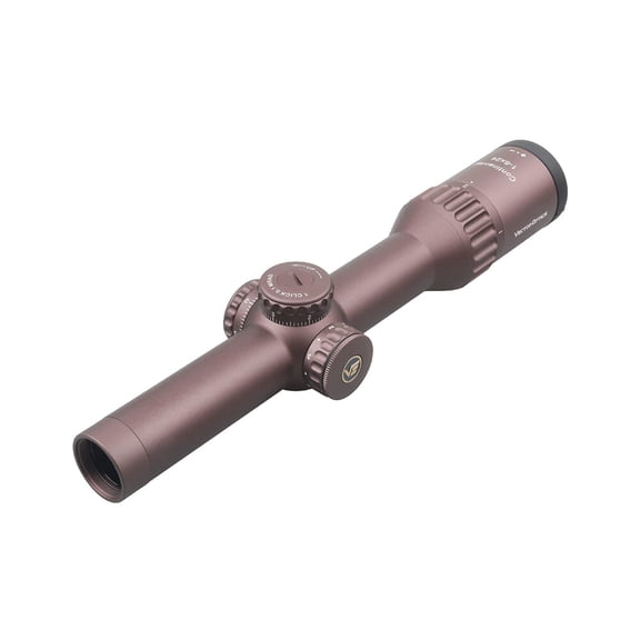 Vector Optics Continental x6 1-6x24 Coyote FDE Riflescope, 30mm Tube, Illuminated Reticle, IP67 Waterproof, Multi-Coated Lenses (SCOC-34)