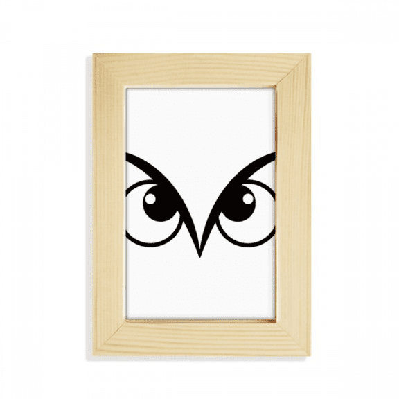 Vector Pattern Black Eye Decoration Desktop Display Photo Frame Picture Art Painting 5x7 inch