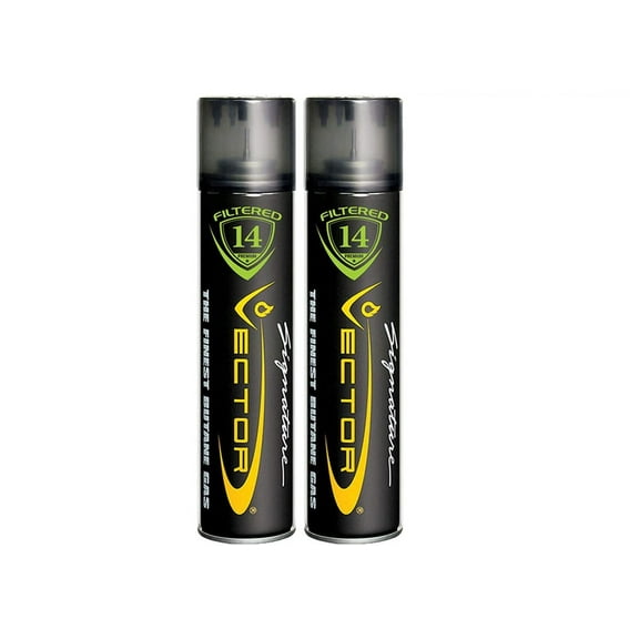 Vector Quintuple Refined Butane Gas Fuel Refill 2 Cans