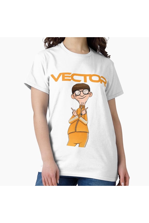 Vector Retro Villain Orange Tracksuit Mathematical Direction Edition 2 T-Shirt
