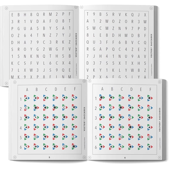 Vector Saccades Vision Training Kit  Sports Vision & Reaction Time Trainer for Athletes  Eye Focus & Tracking Exercise Tool to Improve Hand Eye Coordination, Focus, and Visual Accuracy