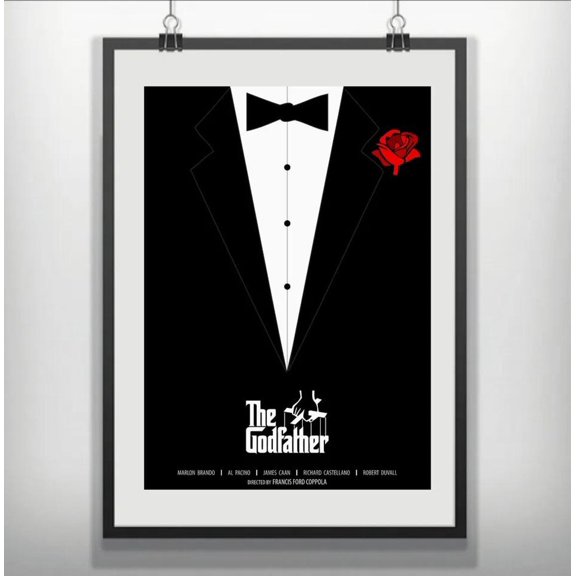 Vector Style Modern Room Wall Art Minimalist Puppet Strings Movie Decor, Stretched Canvas