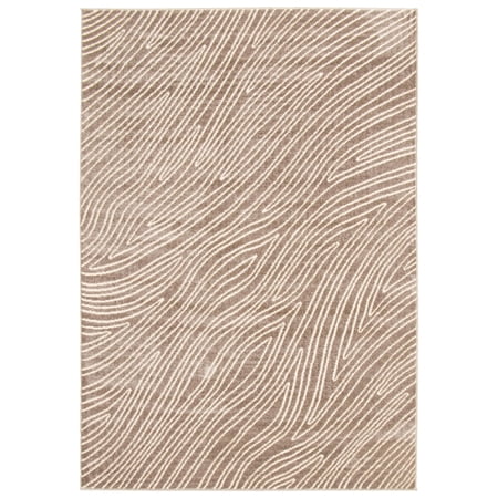 Vector Taupe Polypropylene Rug 4'7" x 6'7"