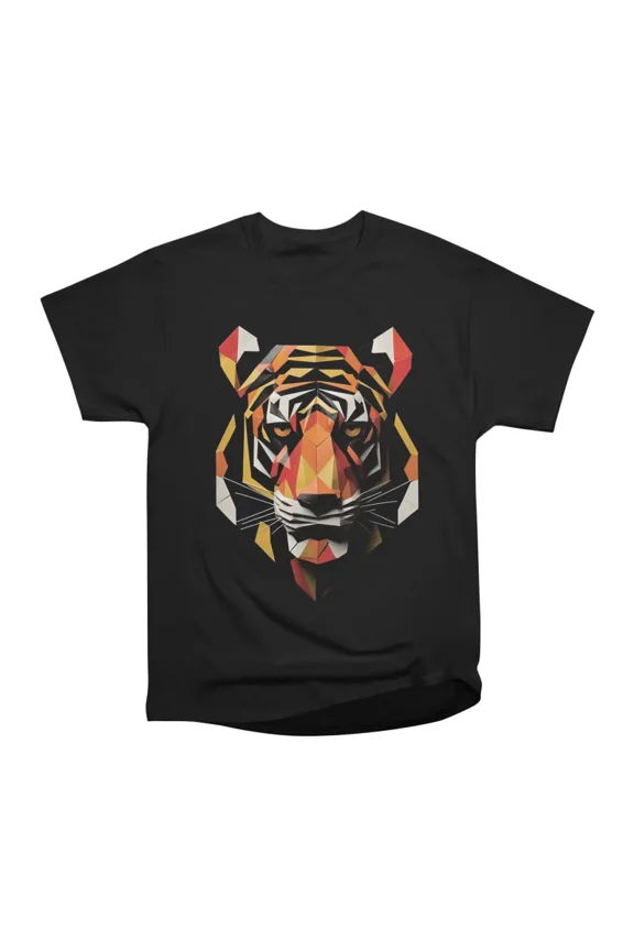 Vector Tiger T-Shirt Tee Gift For Him Merch For Her Apparel For Friend