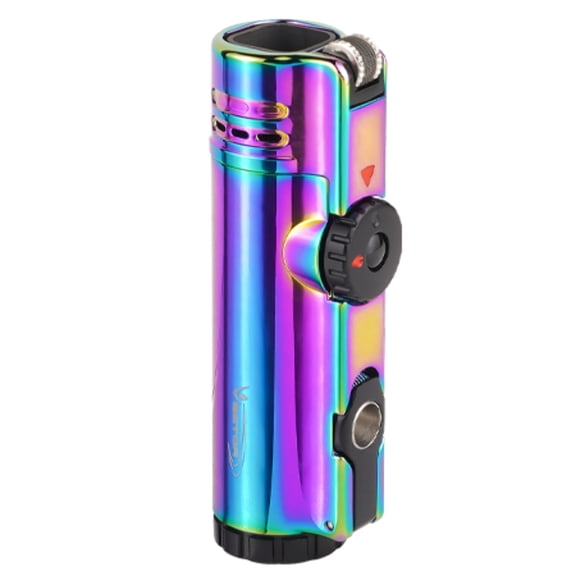 Vector Warcraft Quad Flame Torch Lighter with Cigar Punch