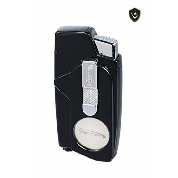 Vector Xcaliber Double Flame Lighter with Cutter