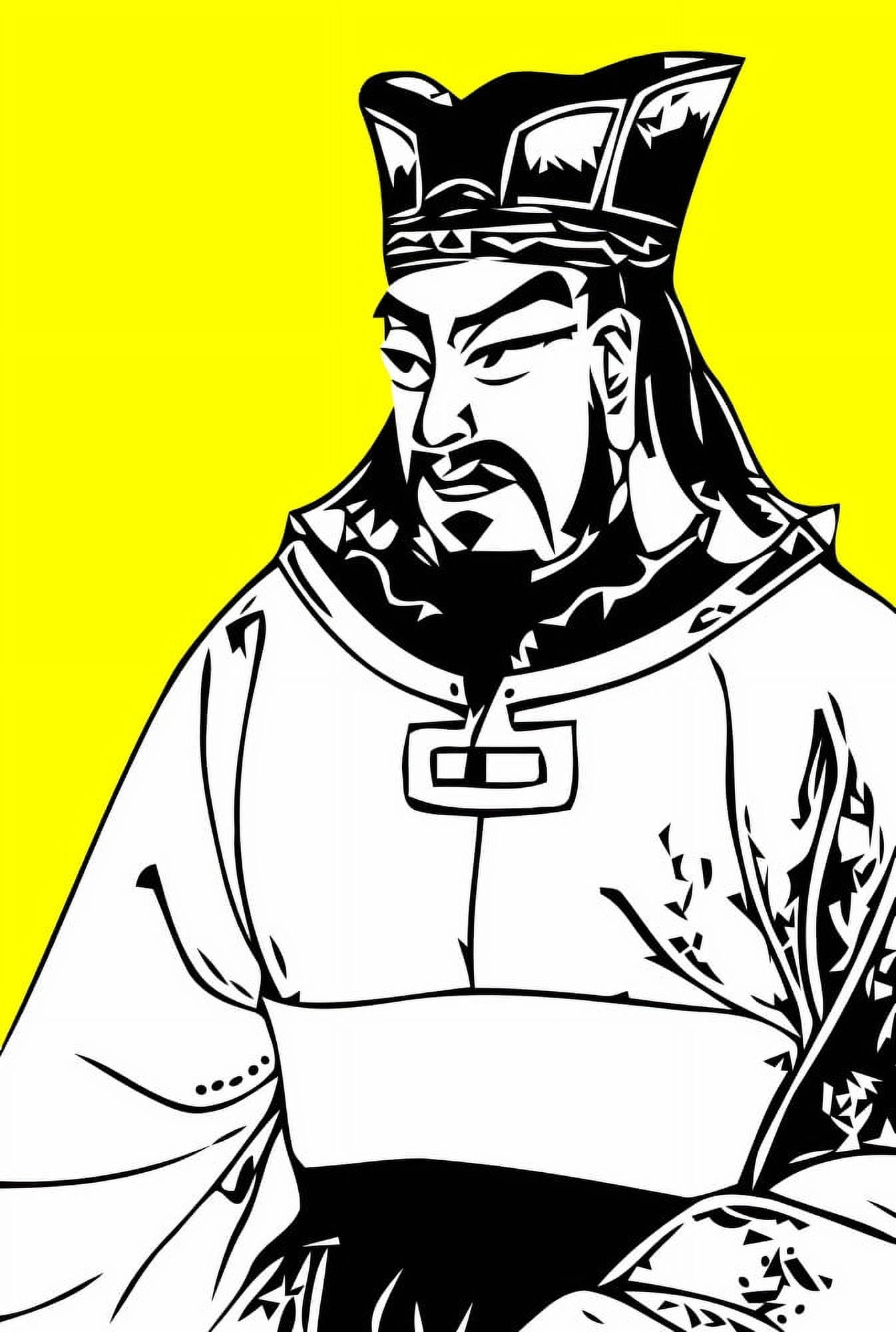 Vector illustration of Sun Tzu Canvas Art - John ParrotStocktrek Images (23 x 35)