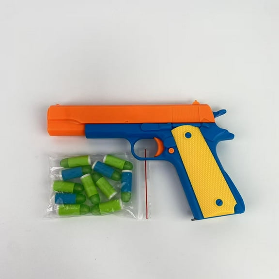 Vectronum Toy guns,Soft Dart Blaster Slide Action with Safety Orange Roleplay Accessory