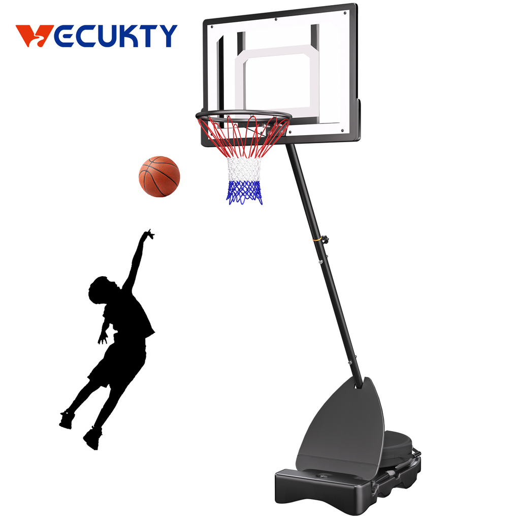 Lifetime Adjustable Portable Basketball Hoop (54Inch Tempered Glass