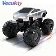 Vecukty RC Monster Truck 4WD Waterproof Amphibious Remote Control Car,2.4GHz All Terrain Off-Road Pickup Truck ,Christmas Birthday Gift Toys for Boys/Girls Kids 4-12