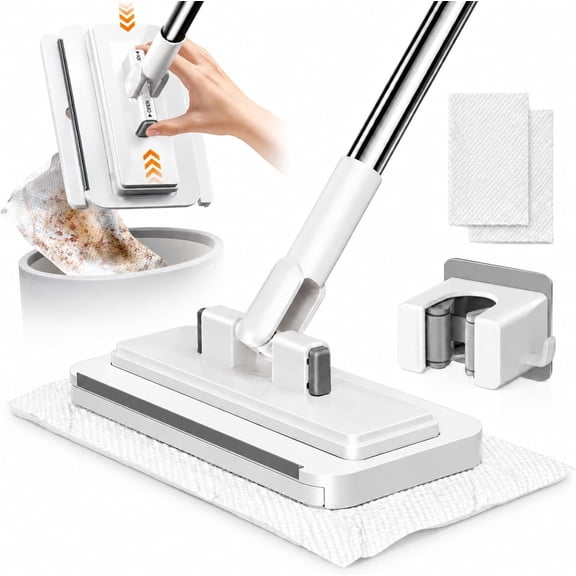 Mop, Hands-Free Multi-Purpose Flat Mop