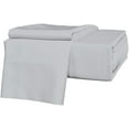thumbnail image 1 of Vedanta Home Collection 4pc Sheet Set Expanded Queen 600 Threadcount 100% Natural Cotton Expanded Queen Sheet Set Silver Grey Fit up to 21'' Inch Extra Deep Pocket Super Soft, 1 of 5