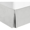 thumbnail image 1 of Vedanta Home Collection Bed Skirt Split Corner RV King Size 600 Threadcount 100% Natural Cotton RV King Size One Bed Skirt Split Corner Silver Grey 16'' Inch Drop Super Soft, 1 of 5