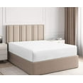 thumbnail image 1 of Vedanta Home Collection Fitted Sheet Short King 600 Threadcount 100% Natural Cotton Short King One Fitted Sheet White Fit up to 18'' Inch Extra Deep Pocket Super Soft, 1 of 5