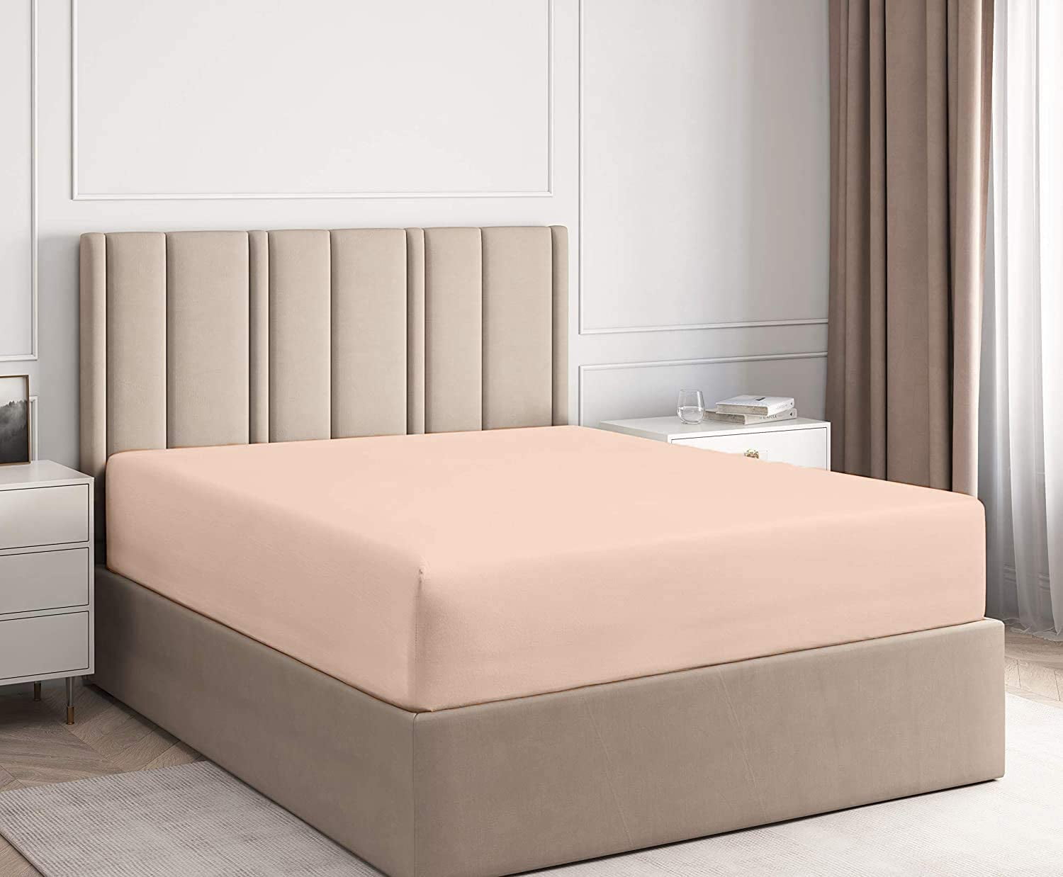 Vedanta Home Collection Fitted Sheet Twin-xl 600 Threadcount 100% ...