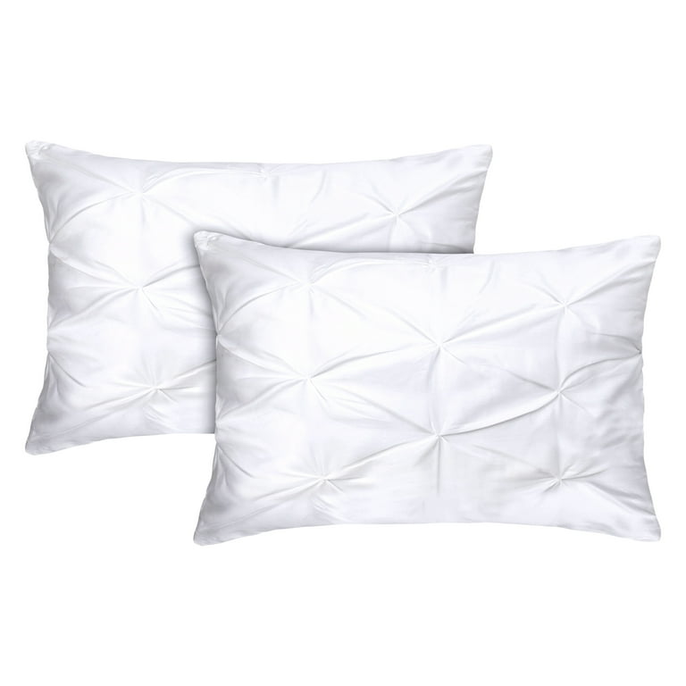 Vedanta Home Collection King Size Pinch Pillow Shams Set of