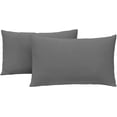 thumbnail image 1 of Vedanta Home Collection Queen  20''x 30'' Size Pillow Cases Set of 2 Dark Grey 600 Thread Count 100% Natural Cotton, 1 of 4