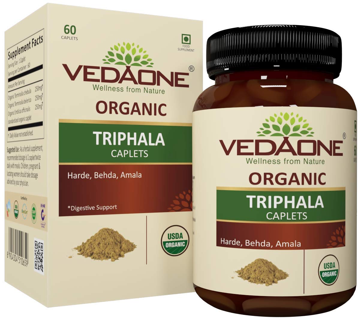 Vedaone Organic Triphala Caplet60 Caplets