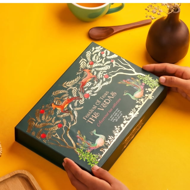 The Vedas Assorted Tea Sampler Gift | 10 Exotic Flavours including ...