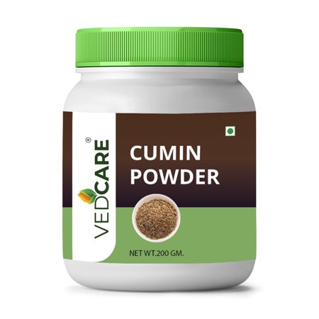 Vedcare Cumin Powder, Carton, Jeera Powder 200Gm