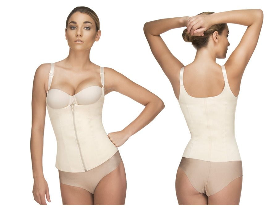 Vedette 400 Felice Waist Cincher Noir Taille 30 – Underbust Zippé Gaine Vent Plat