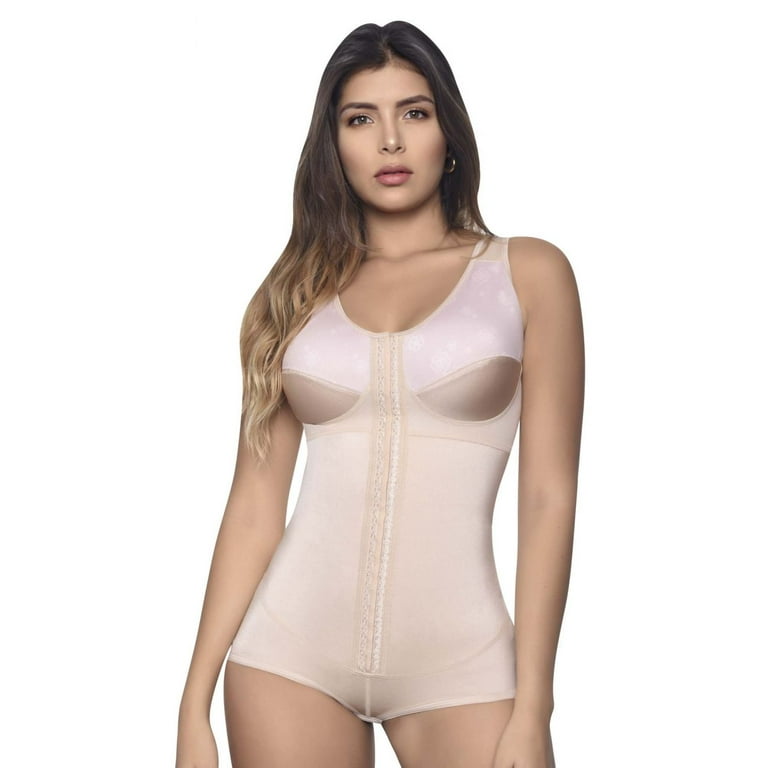 Vedette Yvonne 118 Post-Surgical Girdle Shapewear with Zipper Beige Size 38